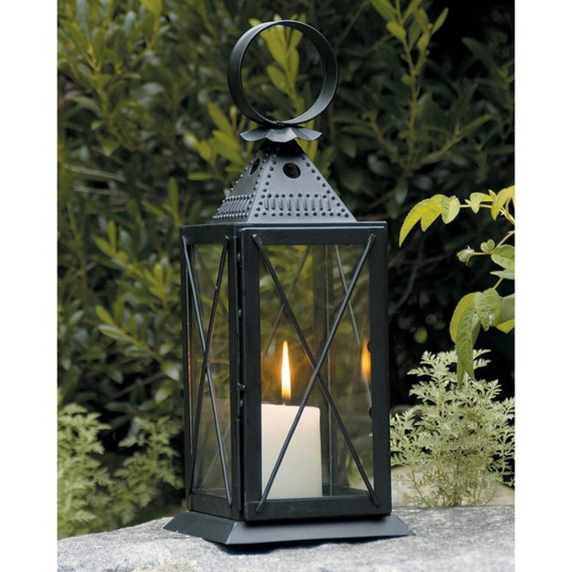 X 5 5 quot Votive Iron Raleigh Tavern Indoor outdoor Lantern Candle Holder Black Powder Coat Finish Achla Designs