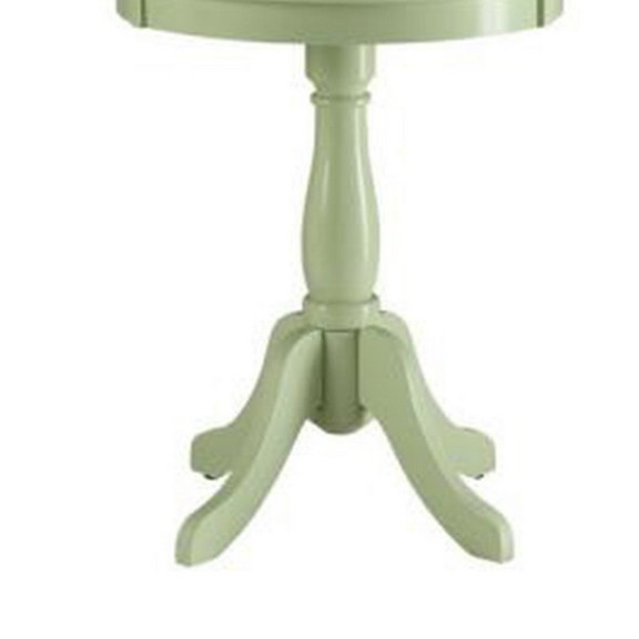 Benzara BM157300 Astonishing Side Table With Round...