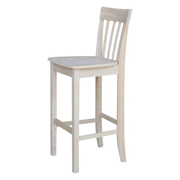 S-3013 Slatback Stool， 30