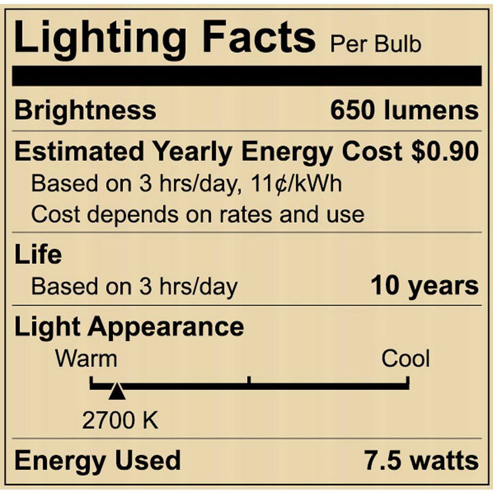 65-Watt Equivalent BR30 Dimmable Flood LED Light Bulb 2700K Soft White (6-Pack) A20BR3065WULD26