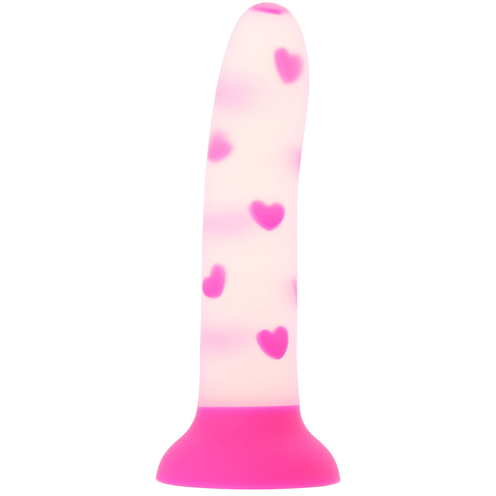 Glow Stick Heart Glow in the Dark Dildo