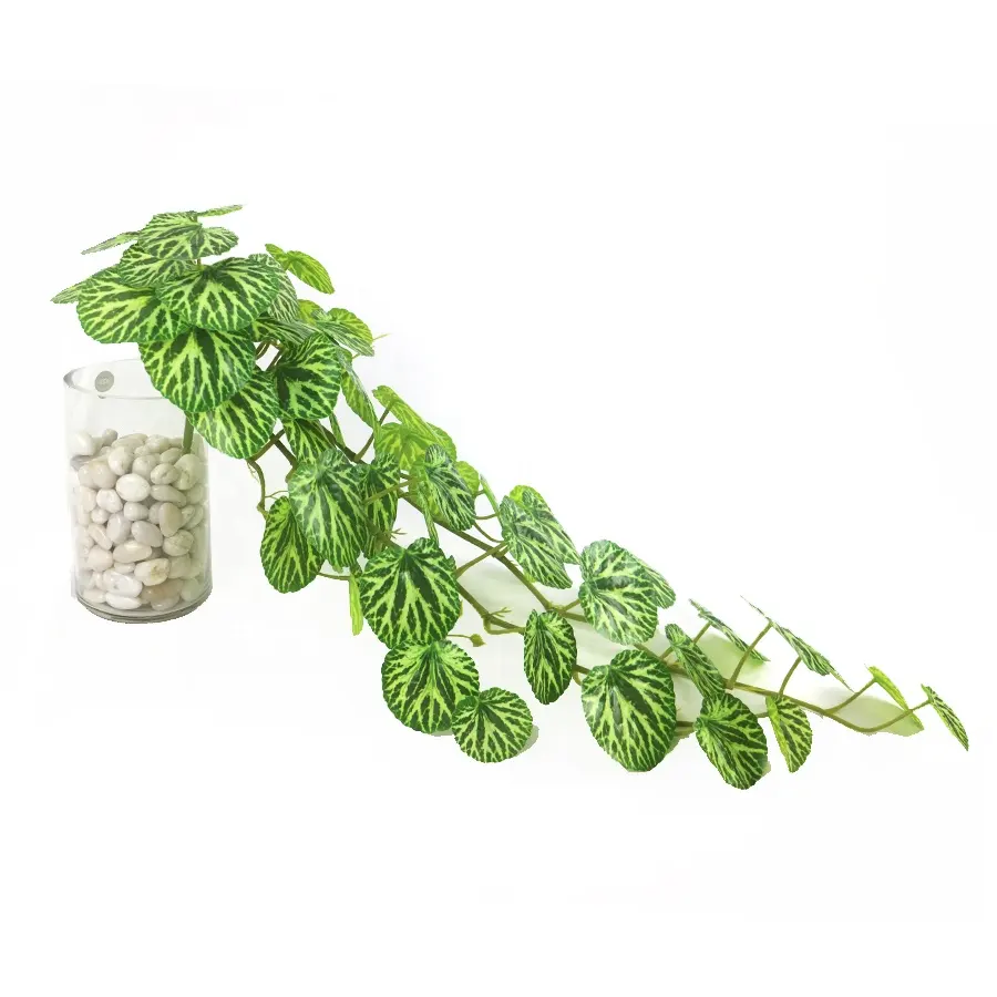 Real touch 85cm long 58lvs begonia spray hanging plant