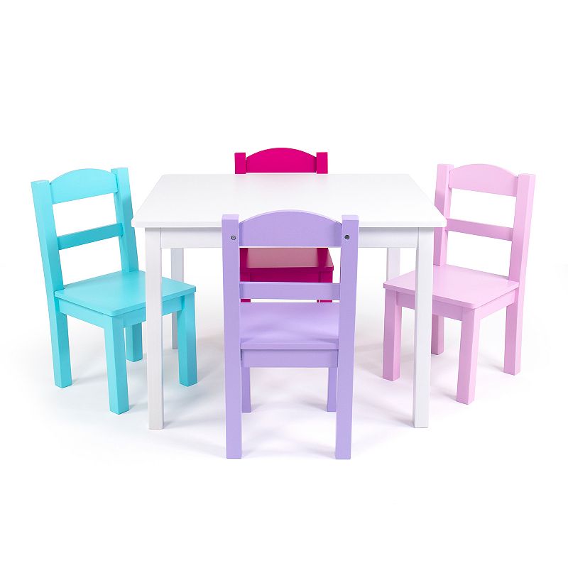 Humble Crew Wood Kids Table and 4 Chairs