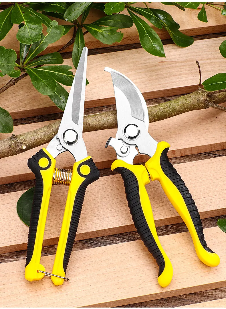 Professional Bypass Pruner Hand Shears Tree Trimmers Secateurs Hedge   Garden Shears Clippers for Plants Gardening Trimming Gar