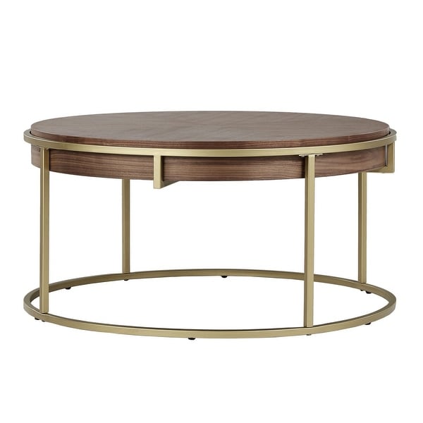 Cooke Round Table with Metal Base from iNSPIRE Q Modern