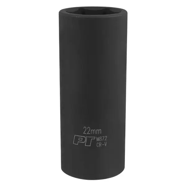 Performance Tool 1/2 Drive 22mm DW Impact Socket