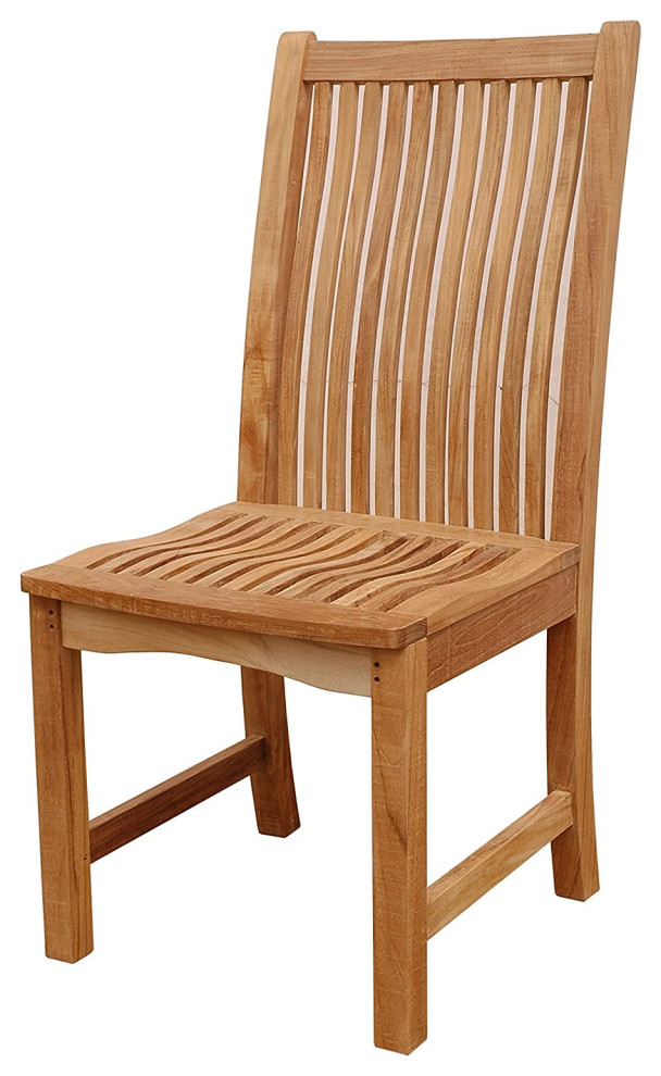 Anderson Teak Dining Chair  Set of 2   Transitional   Dining Chairs   by VirVentures  Houzz