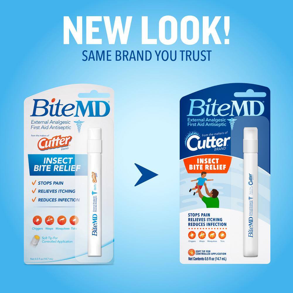 Cutter Bite MD Insect Bite Relief 0.5 oz Stick Analgesic and Antiseptic HG-95614-2