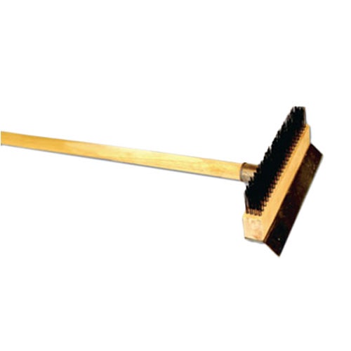 Thunder Group WDPB037 Pizza Oven Brush， With Scraper， 37