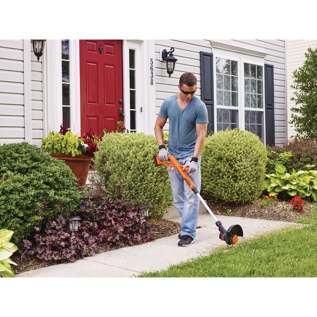 Black amp Decker Bck279d2 20v Max Brushed Lithium ion Cordless Axial Leaf Blower And String Trimmer Edger Combo Kit With 2 1 5 Ah Batteries