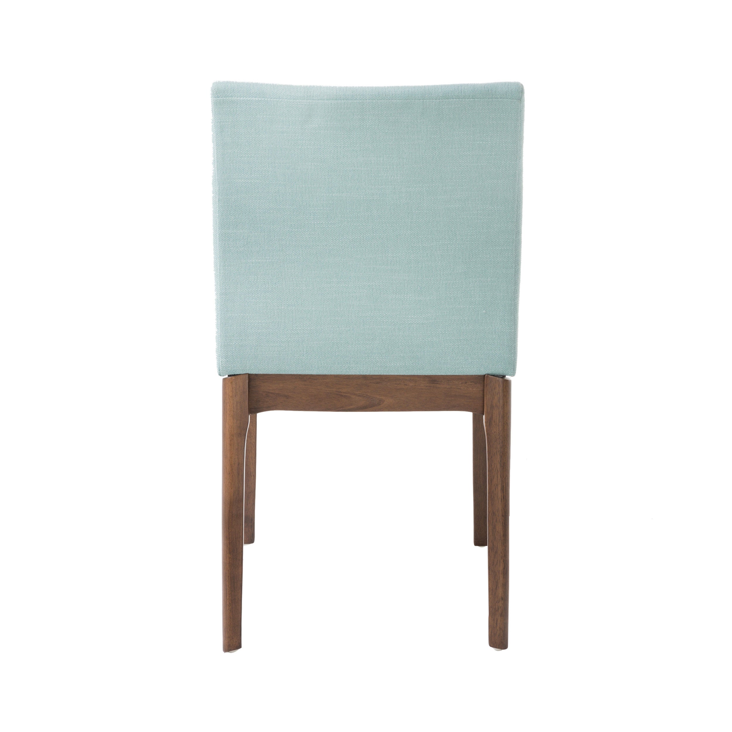 Leona Fabric & Wood Finish Dining Chair (Set of 2)