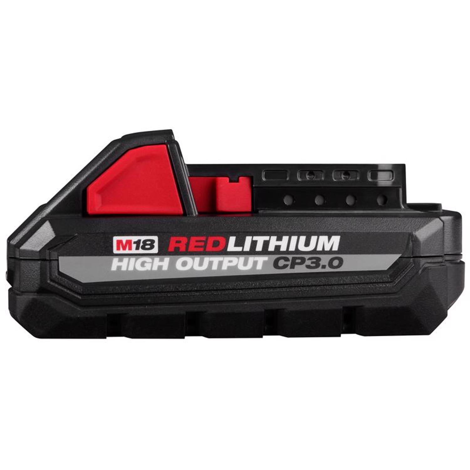 MW M18 RedLithium CP 3 Ah Lithium-Ion High Output Battery 1 pc