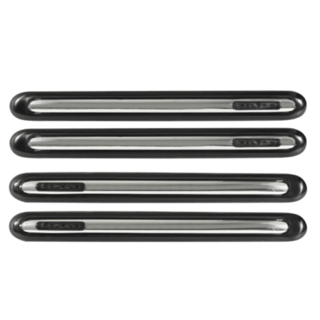 Pilot Automotive Black/Chrome Pilot MD-026E Hidden Bumper Guards-4pcs/Set