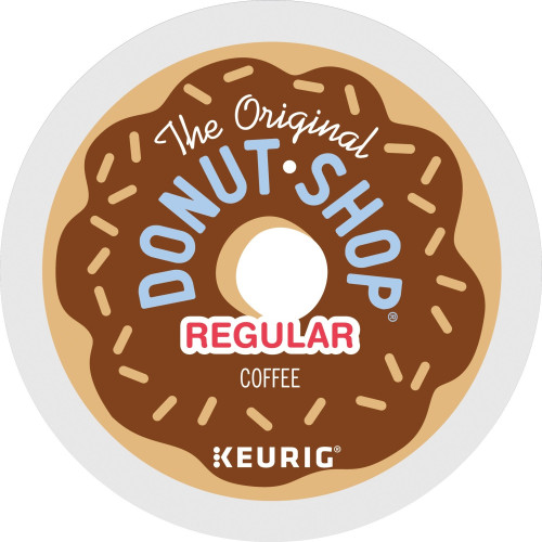 The Original Donut Shop Donut Shop Coffee K-Cups， Regular， 96/Carton (60052101CT)