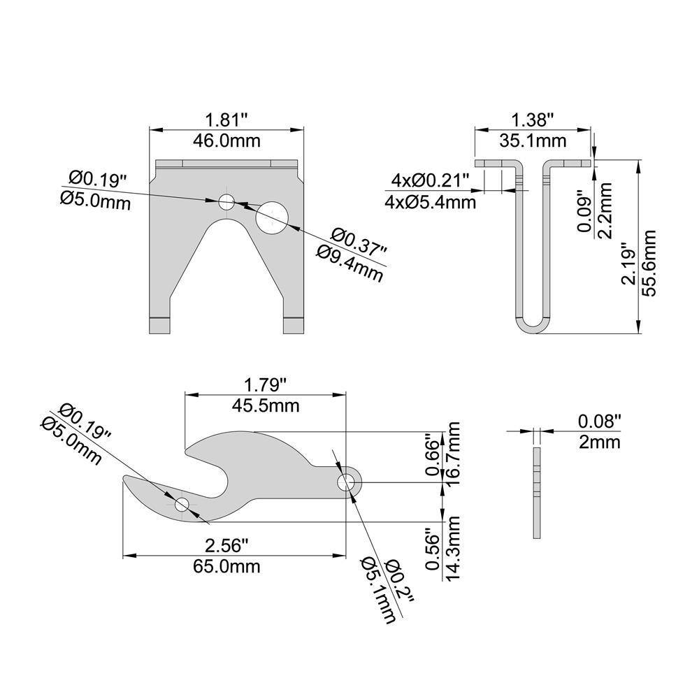 Everbilt Black Self-Closing Gate Kit 13534