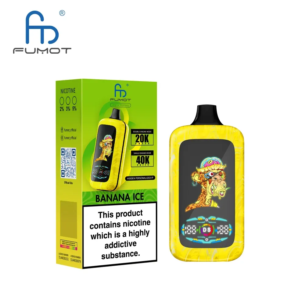 Fumot Digital Monkey 40000 Puffs - Banana Ice