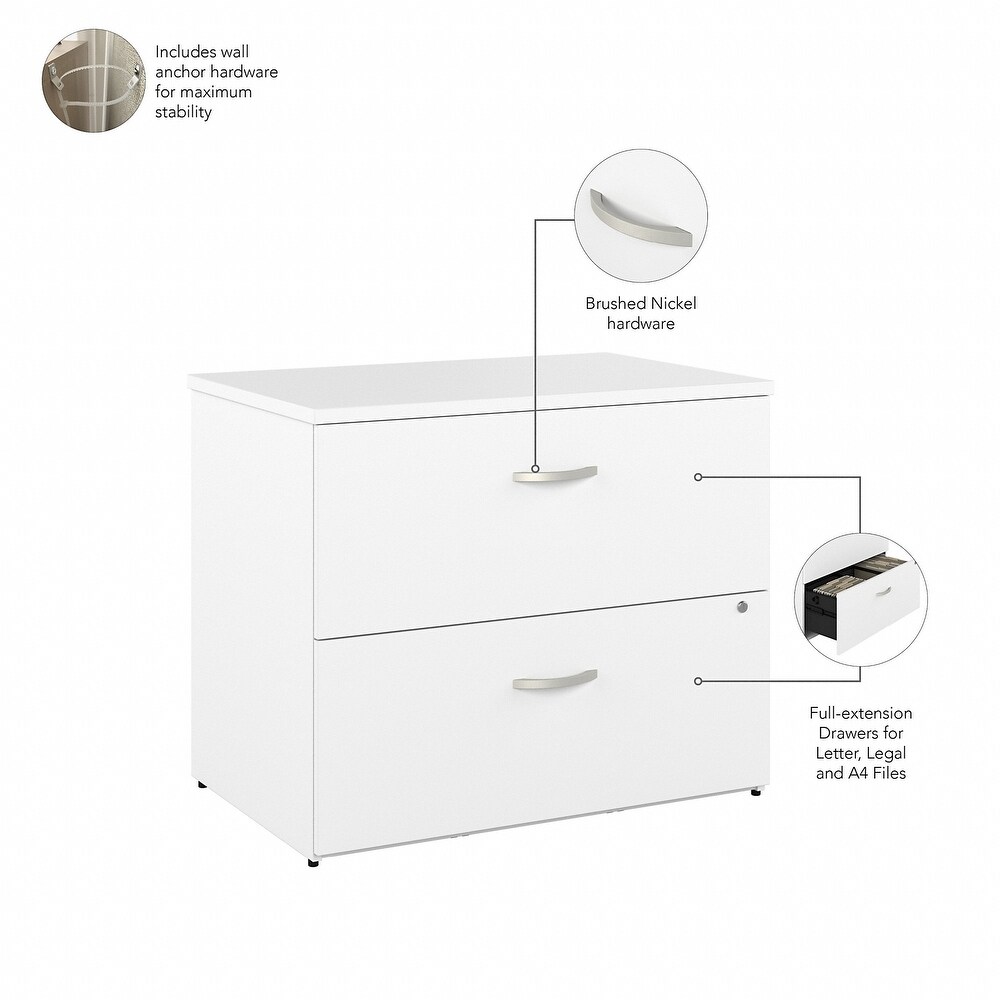 Studio A 2 Drawer Lateral File Cabinet by Bush Business Furniture