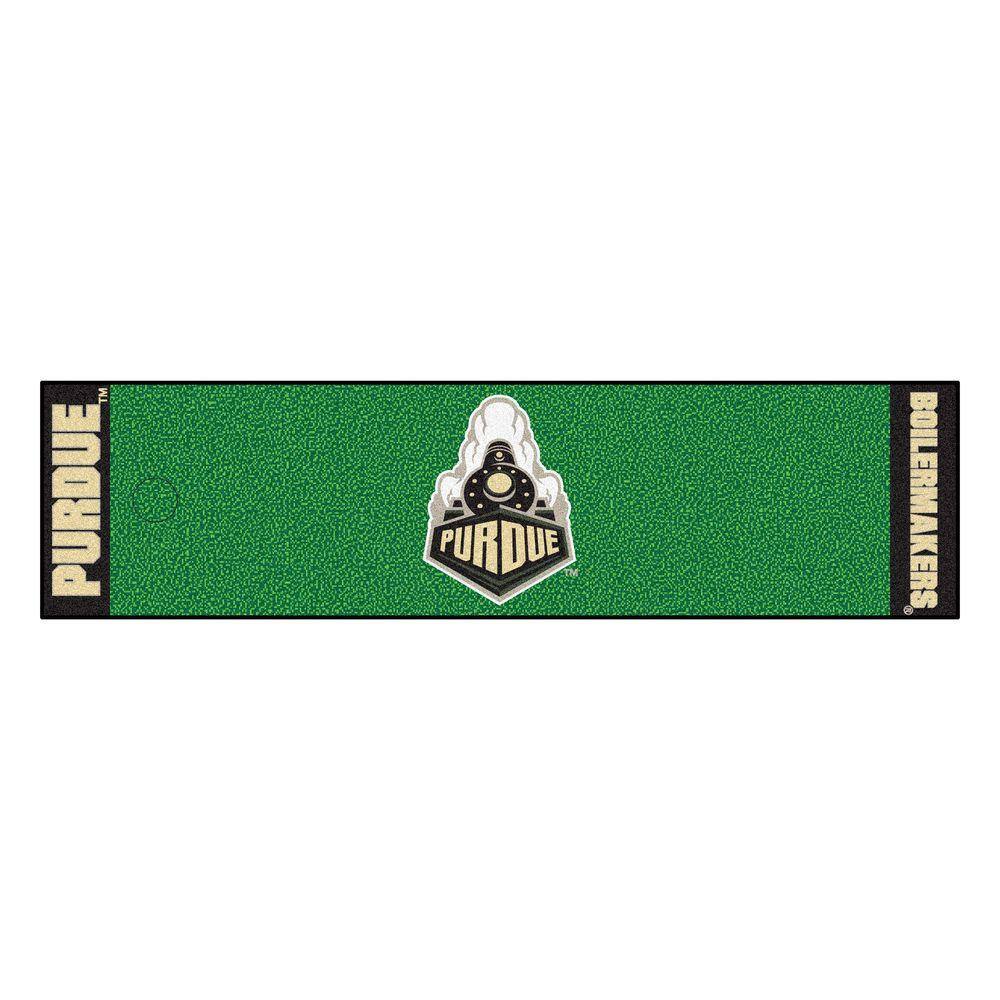 Fanmats NCAA Purdue University 1 ft. 6 in. x 6 ft. Indoor 1-Hole Golf Practice Putting Green 10727