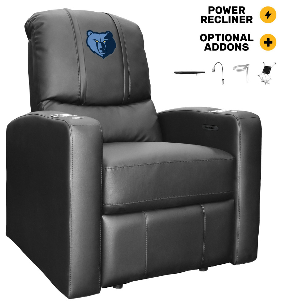 Memphis Grizzlies Primary Man Cave Home Theater Power Recliner   Contemporary   Recliner Chairs   by DreamSeats LLC  Houzz
