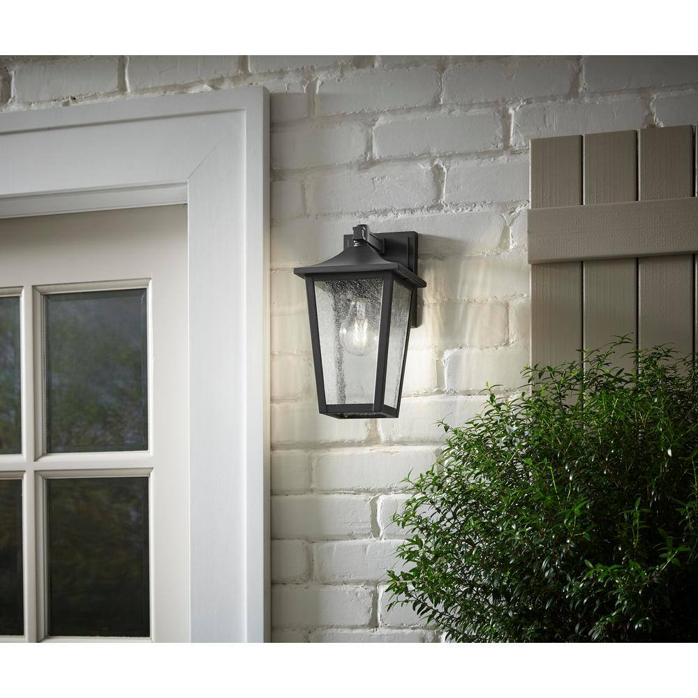 Home Decorators Collection Black Outdoor LED Wall Lantern Sconce DW7178BK