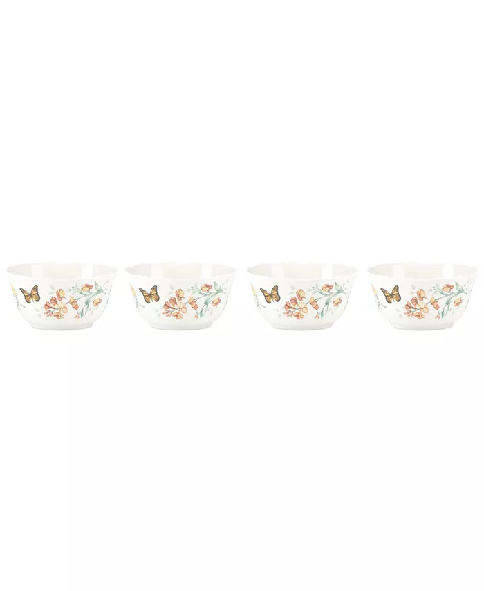 Lenox Butterfly Meadow Set of 4 Melamine All Purpose Bowls