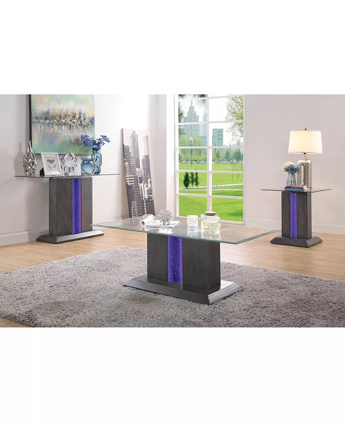 Furniture of America Aricelle LED Lights End Table