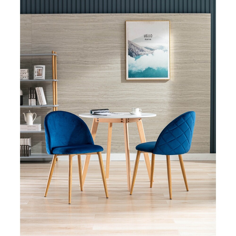 Porthos Home Gino Small Dining Table  Circular Top  Beechwood Legs