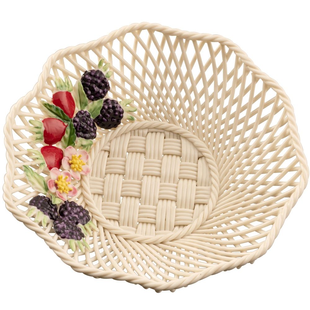 Belleek Classic Wild Irish Hedgerow Autumn Basket