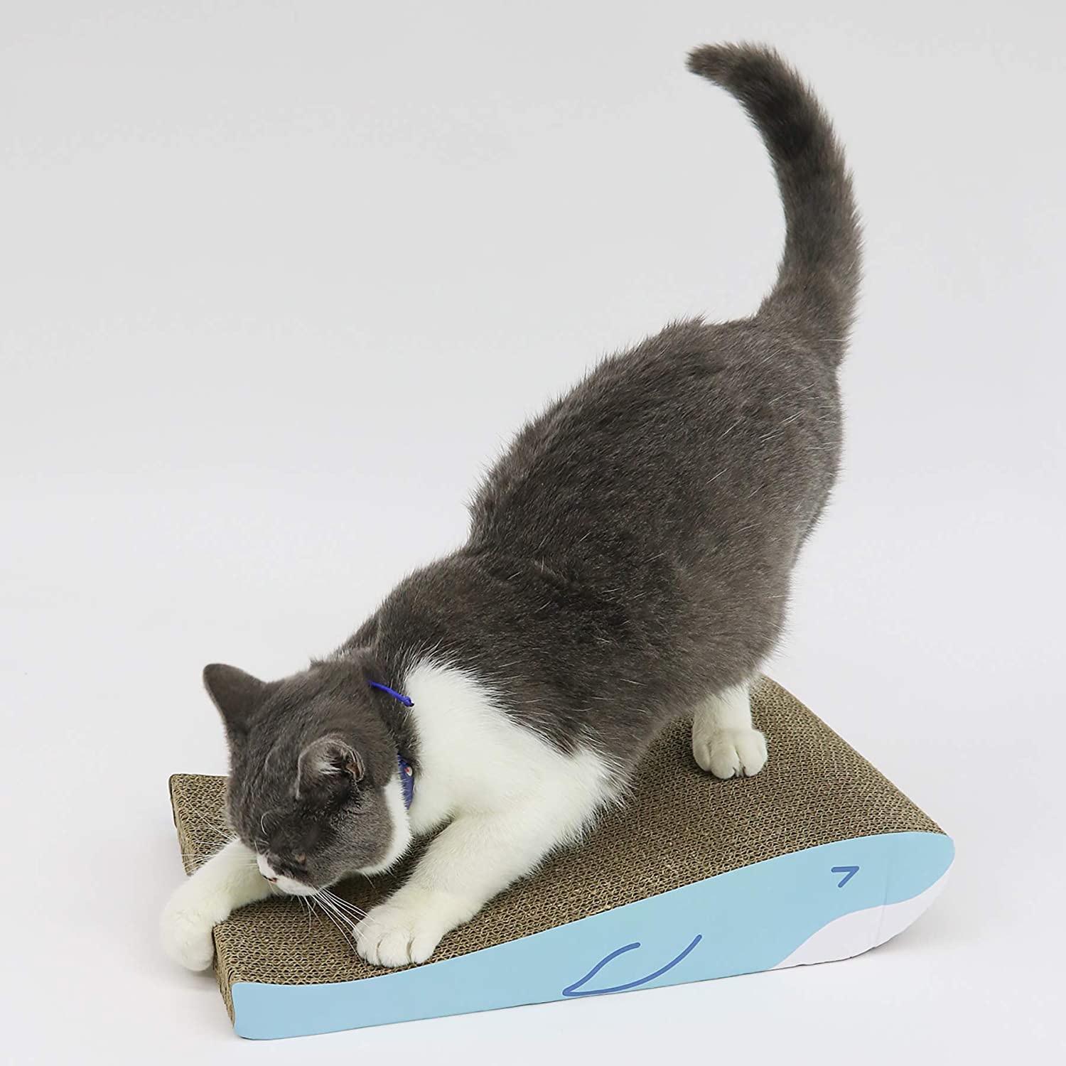 ComSaf Cat Scratcher Cardboard with Long Lasting Reversable Scratching Pad， Set of 2