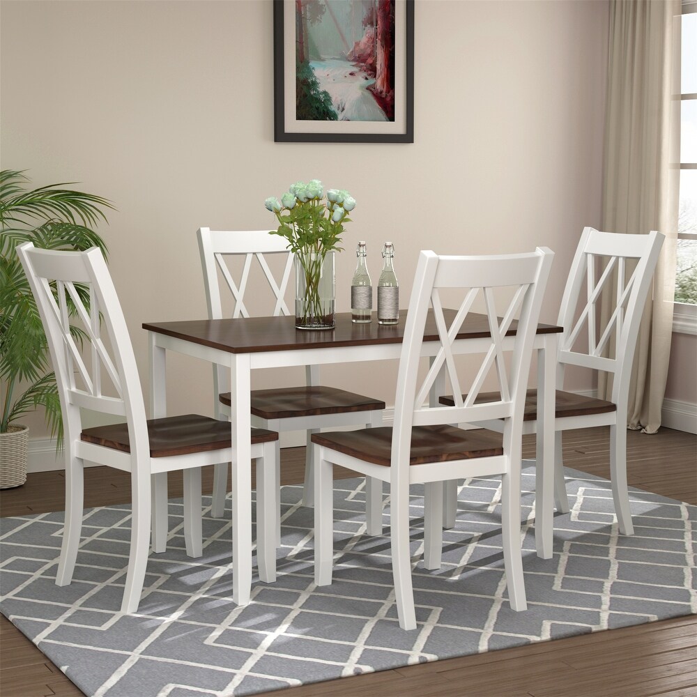 5 Piece Wood Dining Set