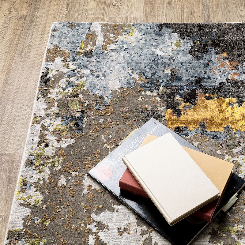 StyleHaven Cameron Chaotic Modern Abstract Area Rug