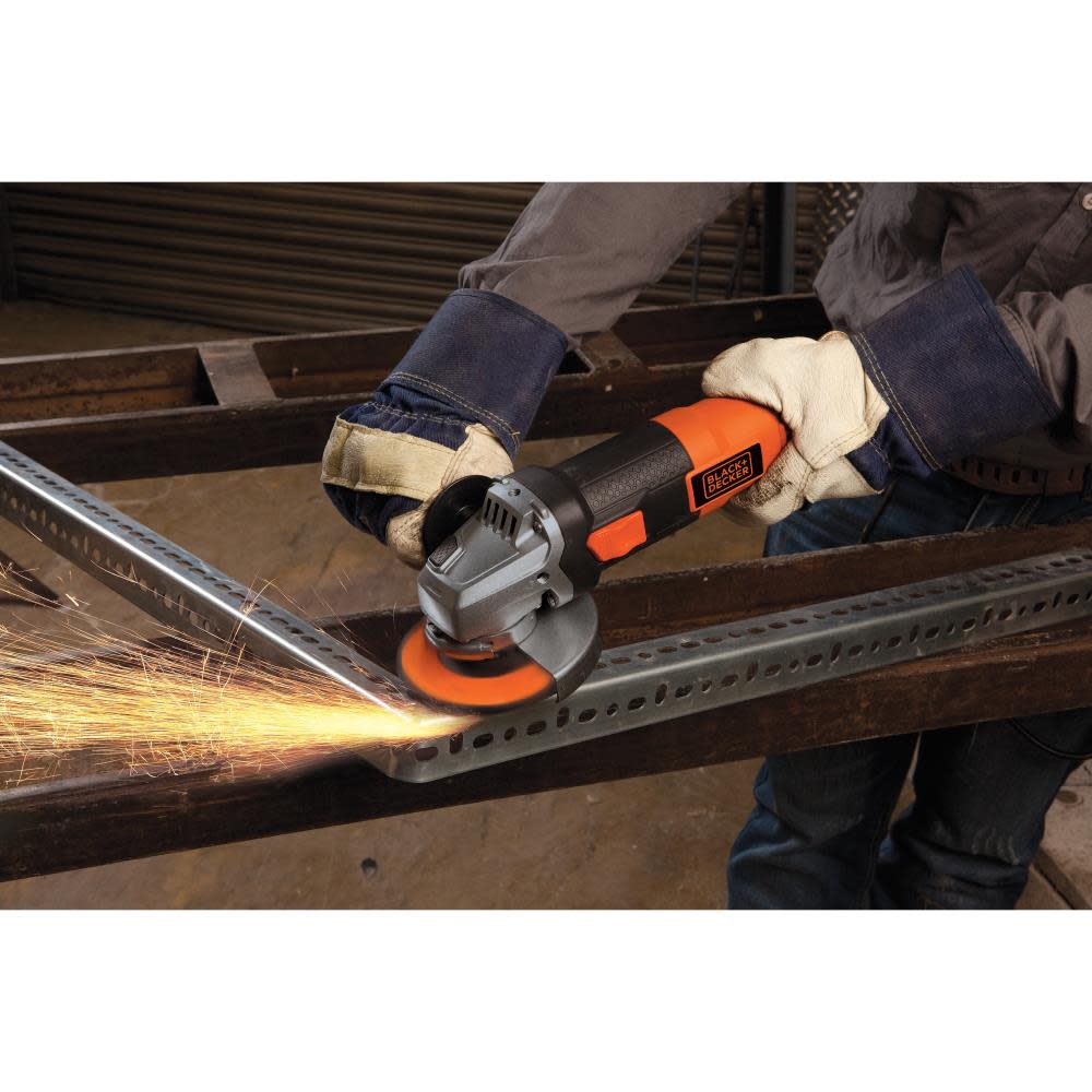 Black and Decker Angle Grinder 4 1/2 6.5Amp 120V ;