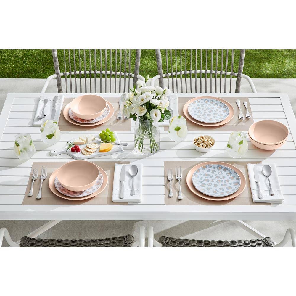 StyleWell Taryn Melamine Dinner Plates in Matte Aged Clay (Set of 6) AA5481ACL