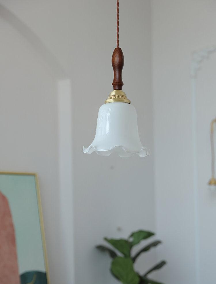 Milky Flower Pendant Light