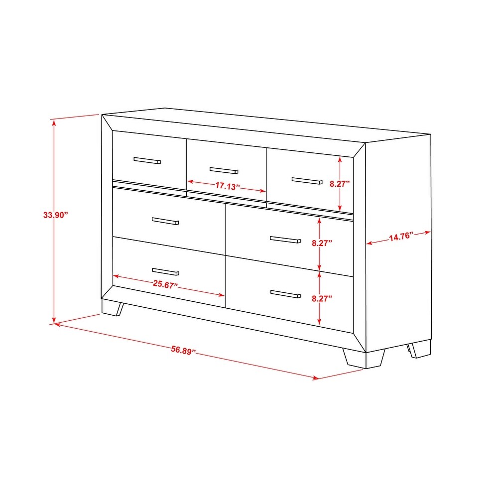 East West Furniture Pandora Wooden queen bedroom set with a queen bed frames White Finish(Pieces Option)