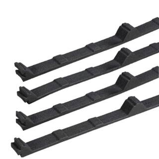 Gibraltar Building Products 3 ft. Inside Closure Strip Foam SM-Rib Roof Accessory in Black (4-Pack) 98190