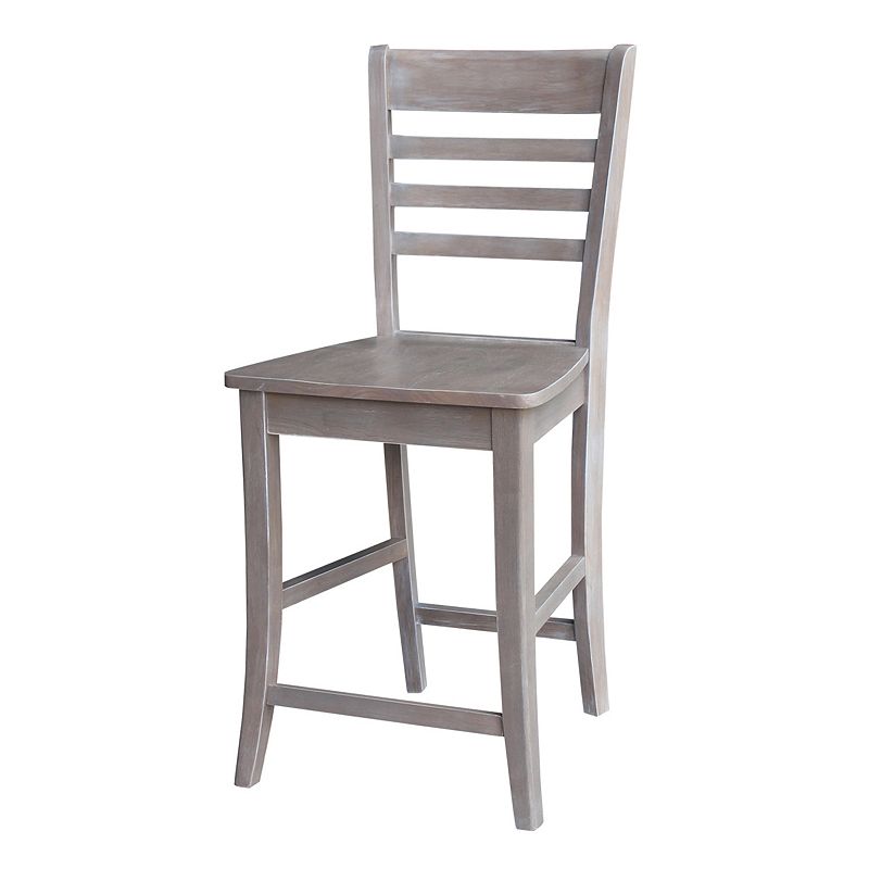 International Concepts Cosmo Ladderback Wood Counter Stool