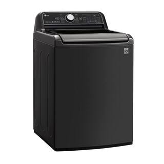 LG 5.5 Cu. Ft. SMART Top Load Washer in Black Steel with Impeller NeveRust Drum and TurboWash3D Technlogy WT7900HBA