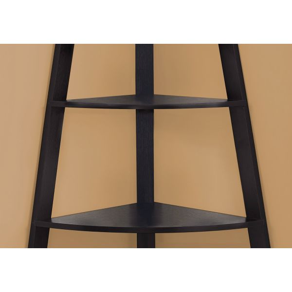 Bookshelf， Bookcase， Etagere， Corner， 4 Tier， 60