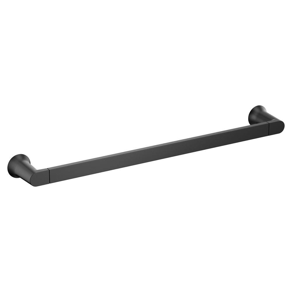 MOEN Genta 18 in. Towel Bar in Matte Black BH3618BL