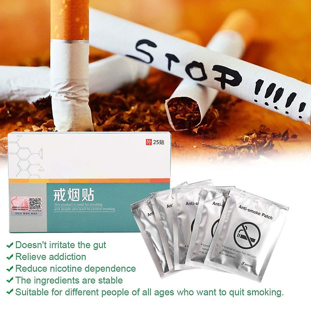 25pcs Quit Smoking Plaster Anti Smoking Patch Stop Smoking Pad For Smokers(anti Smoking Patch )