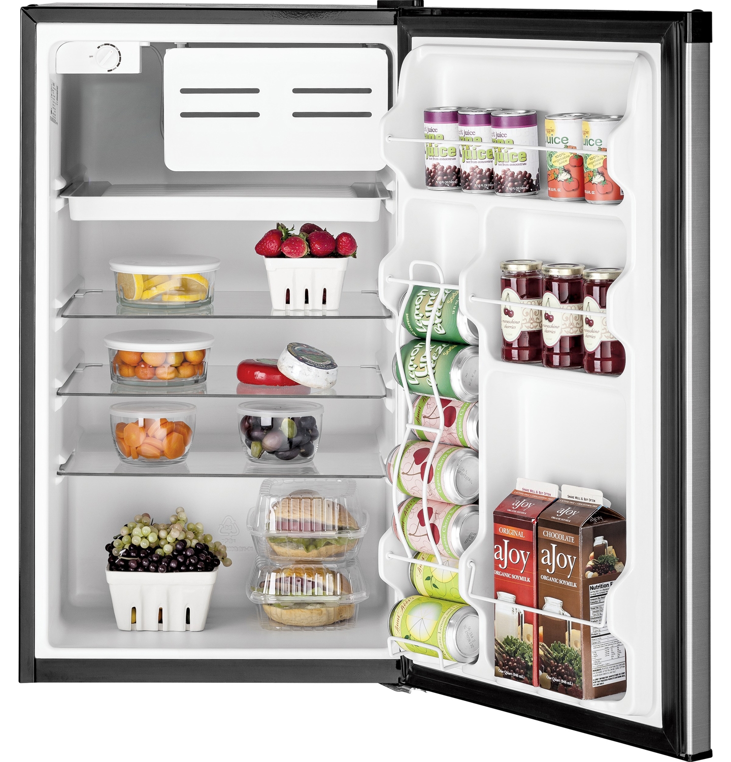 GE 4.4 Cu. Ft. CleanSteel Compact Refrigerator