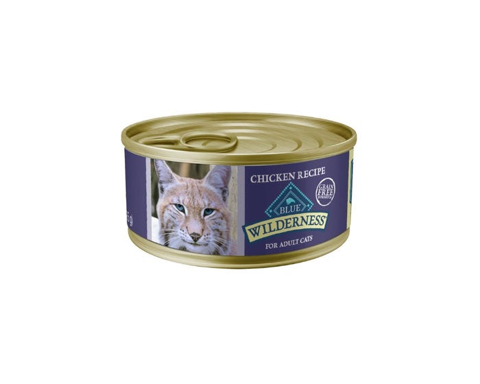 Blue Buffalo Wilderness Chicken Grain-Free Adult Canned Cat Food 5.5 oz.