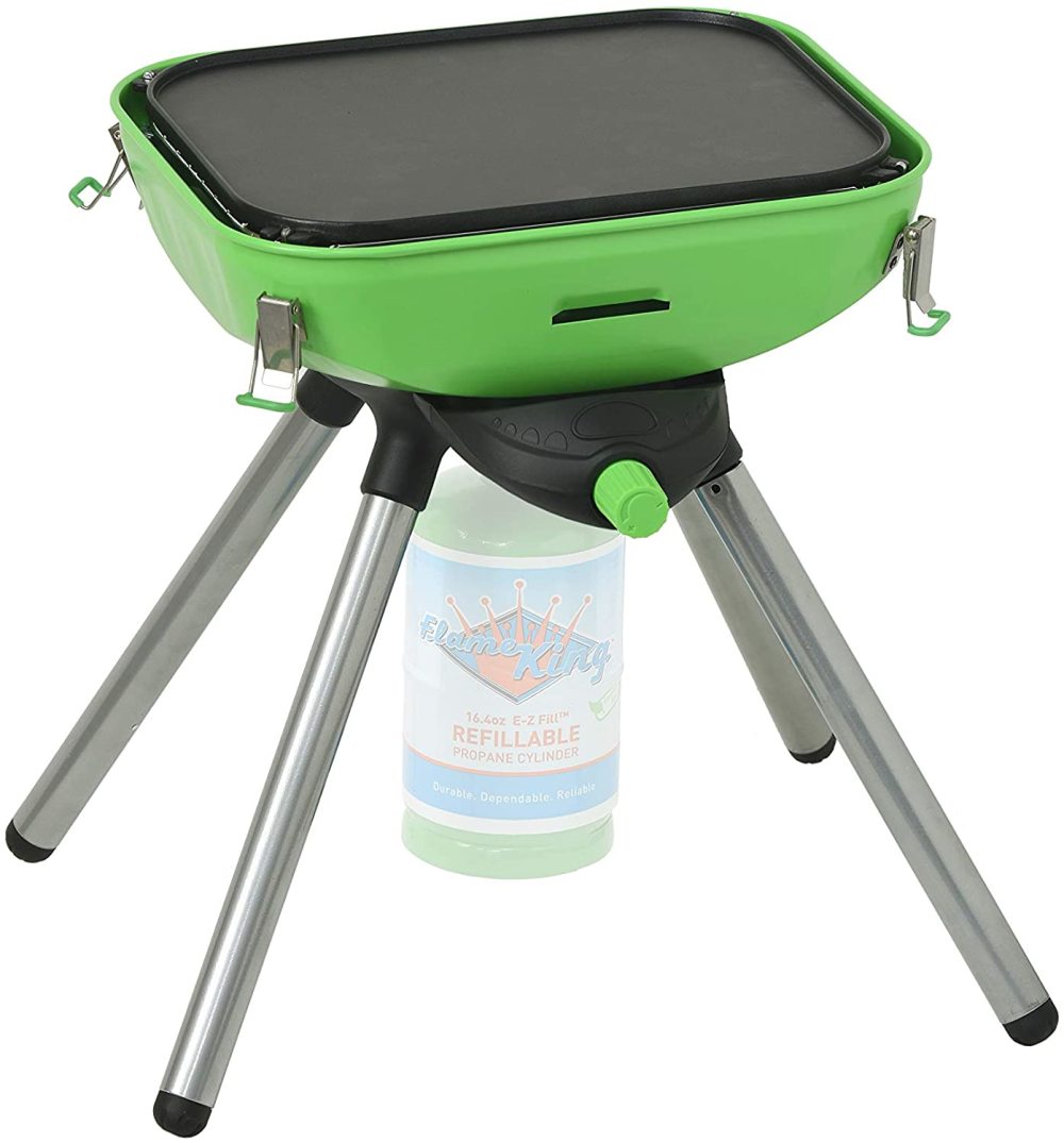 Flame King BBQ Portable Propane Multi Function ;