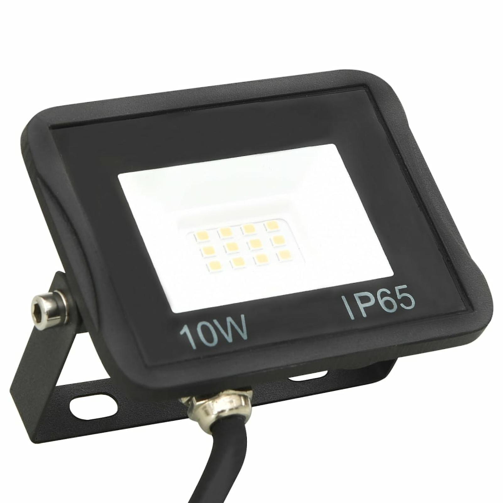 Led Floodlight 2 Pcs. 10w Warm White No.179749