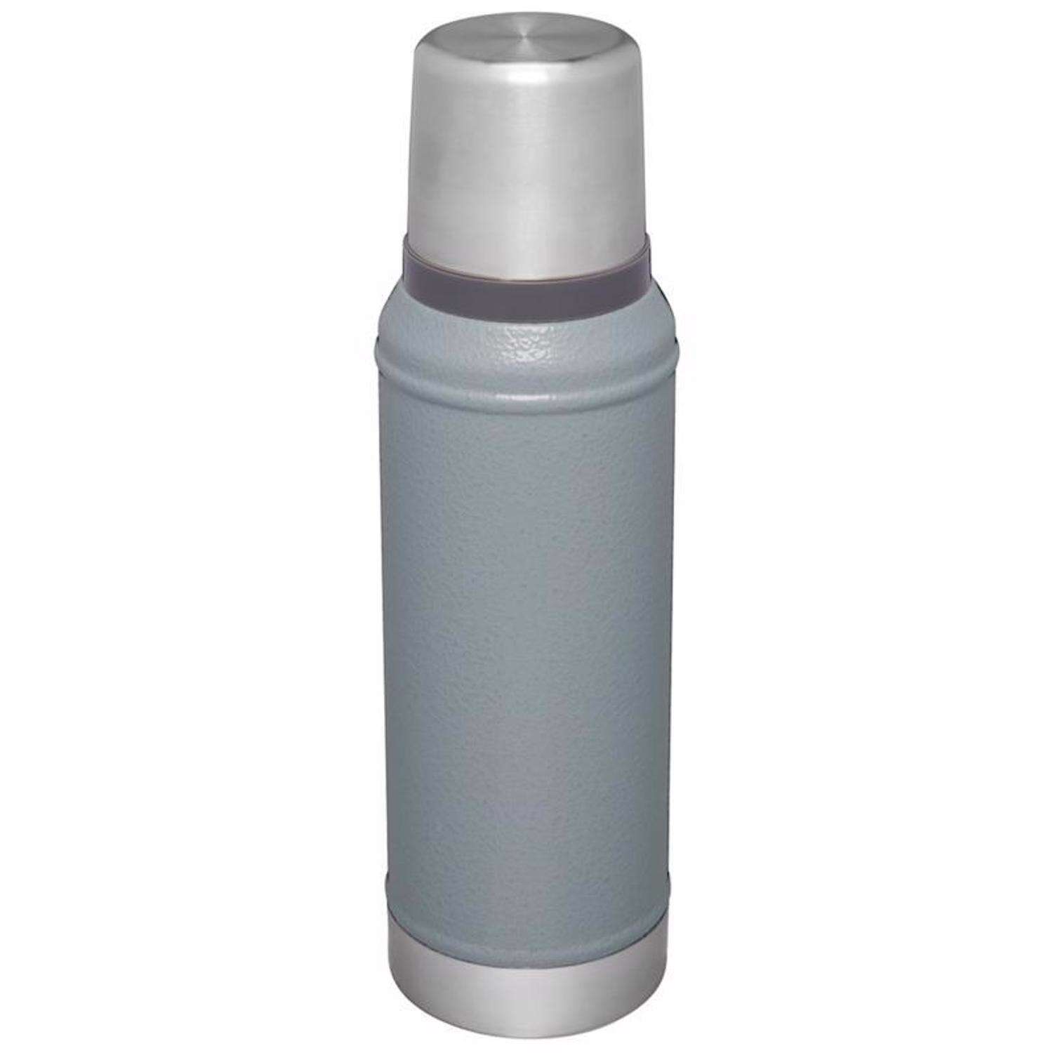 Stanley Classic Legendary 1 qt Hammertone SIlver BPA Free Insulated Bottle