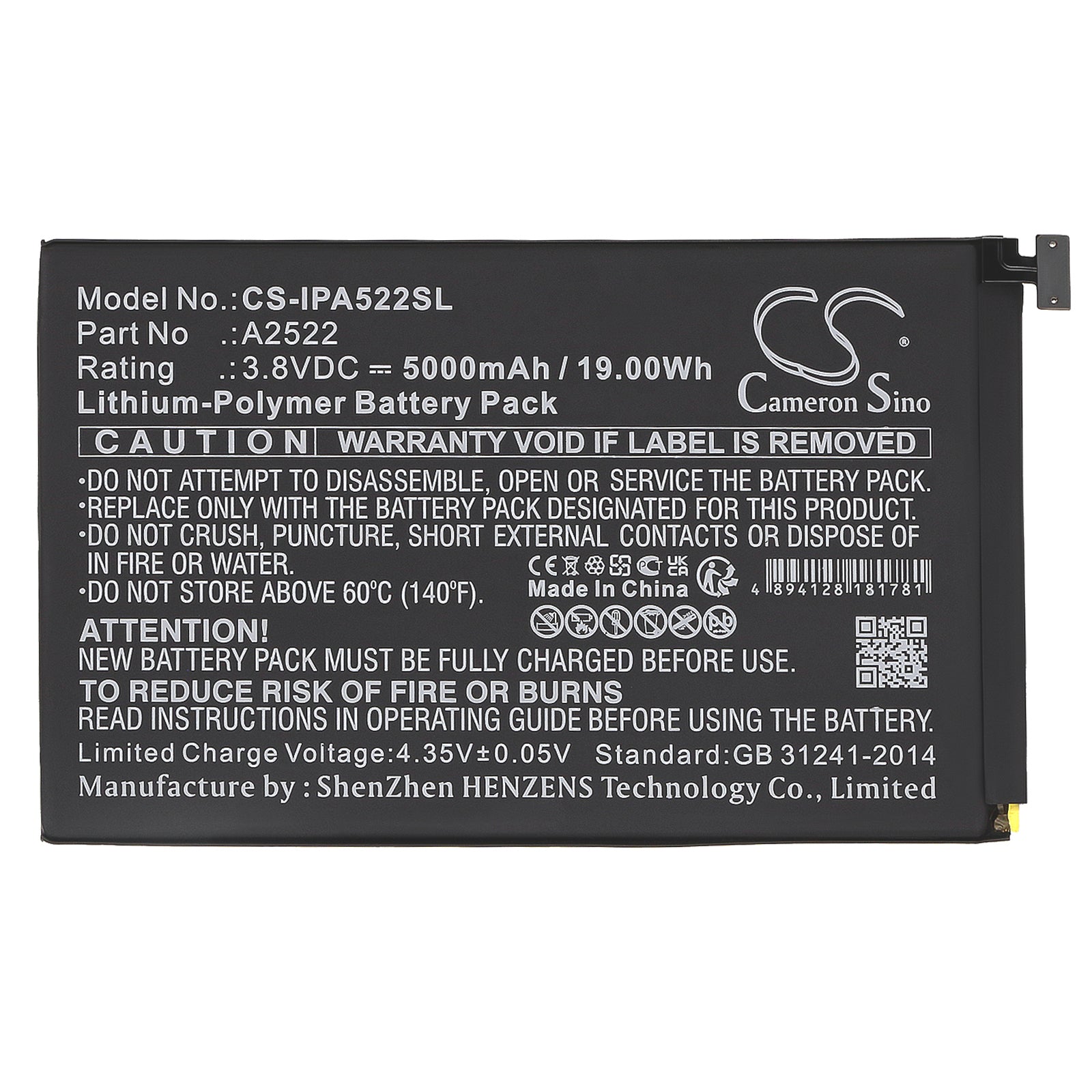 Apple A2567 A2568 A2569 iPad Mini 6 Tablet Replacement Battery BatteryClerkcom Tablet