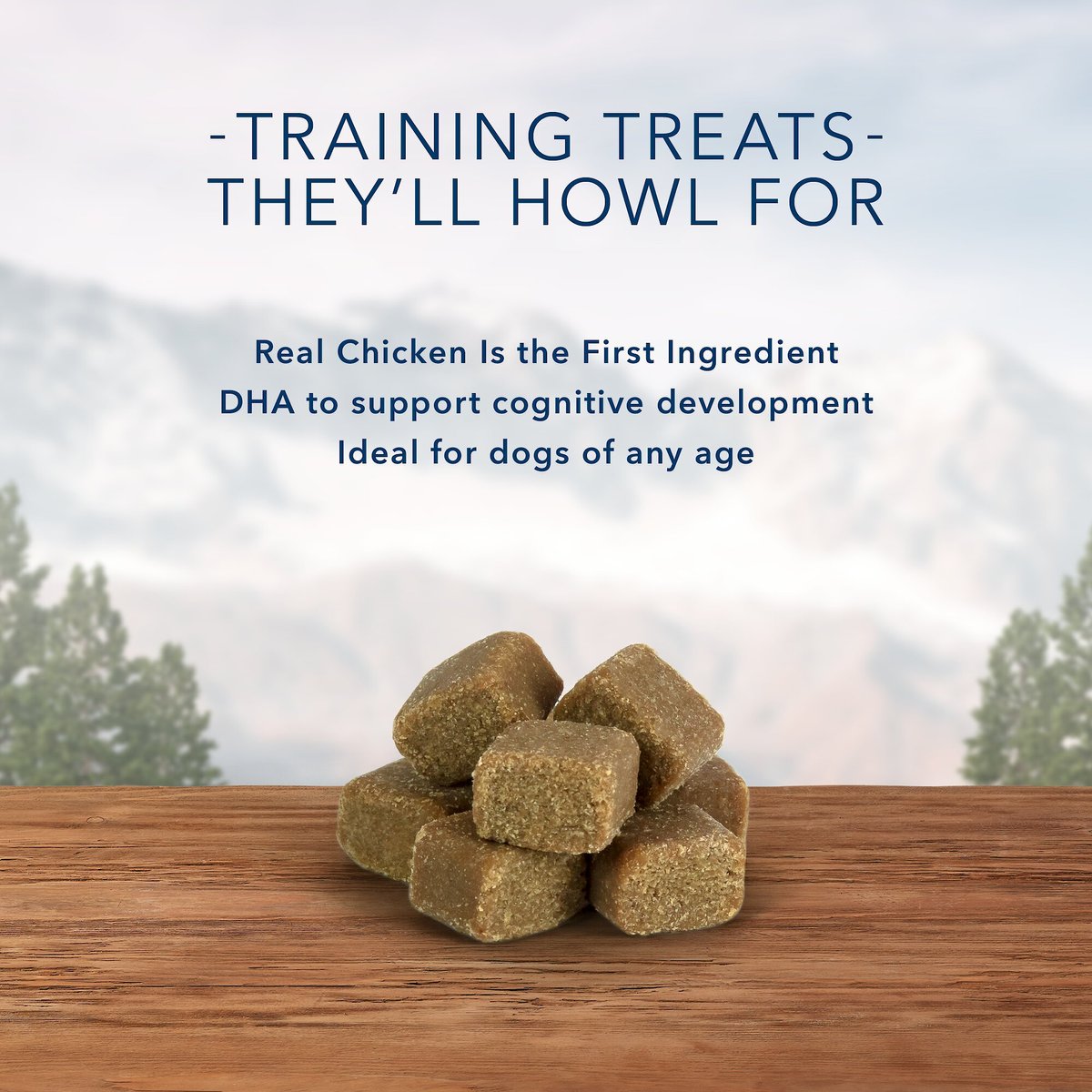 Blue Buffalo Wilderness Trail Treats Chicken Wild Bits Grain-Free Training Dog Treats