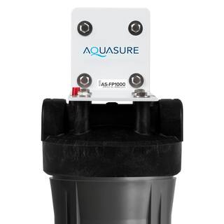 AQUASURE Fortitude Pro KDFGAC 1000000 Gal. Whole House Water Treatment System with Pleated Sediment Pre-Filters AS-FP1000