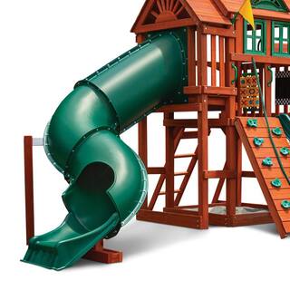 Swing-N-Slide Playsets Green Tunnel Twister Slide NE 4709-T